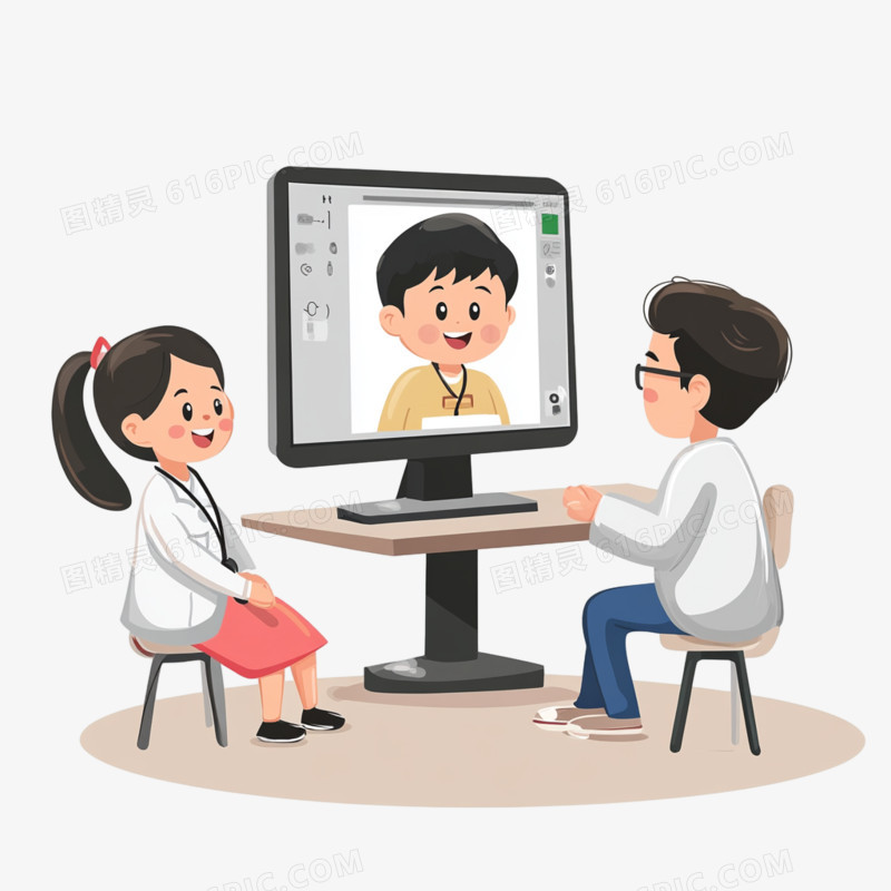 科技医疗远程医疗免抠元素