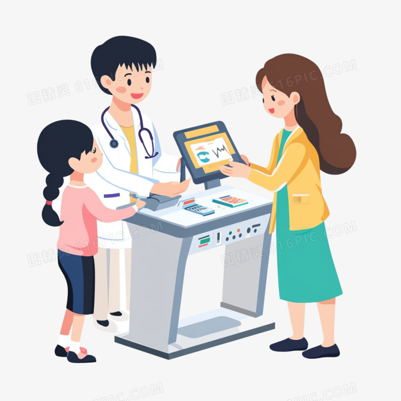 科技医疗健康支付免抠元素