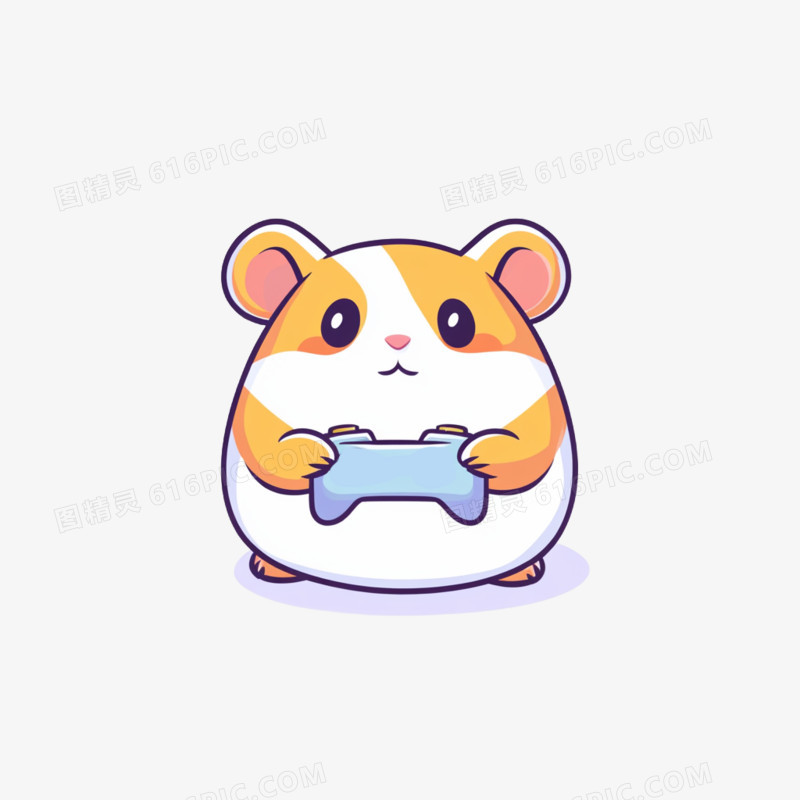 插画生活娱乐玩游戏打游戏免抠元素