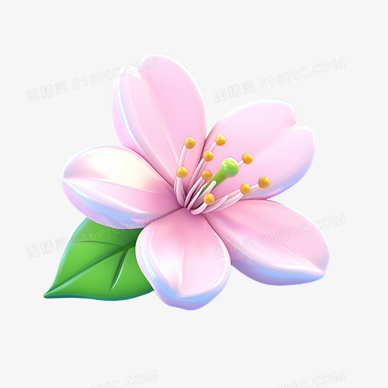 元素插画春天花朵樱花免抠元素