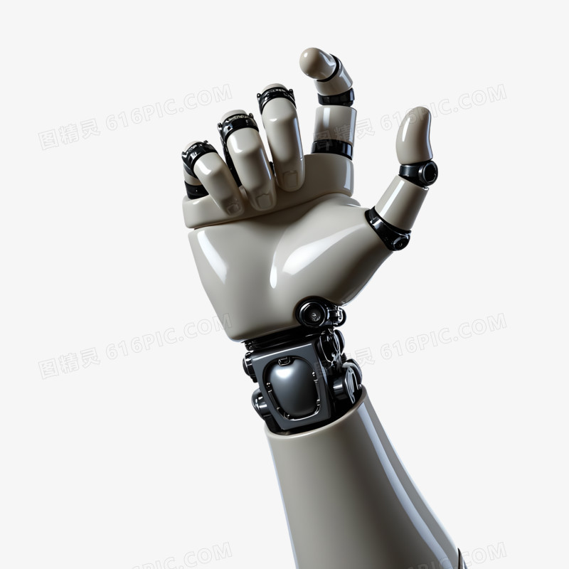 3D机械手势免抠素材