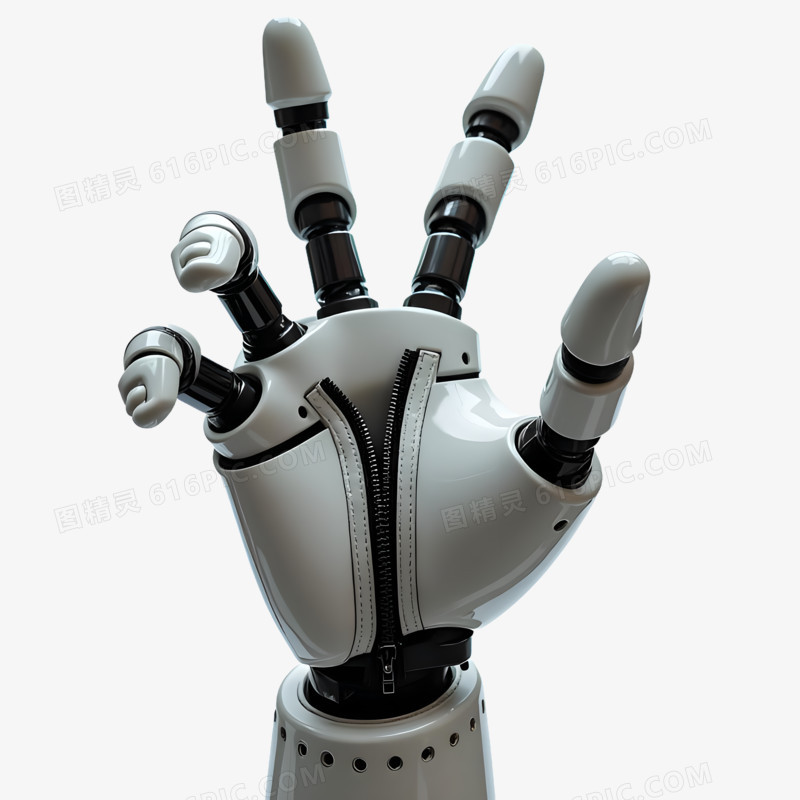 3D机械手势免抠素材