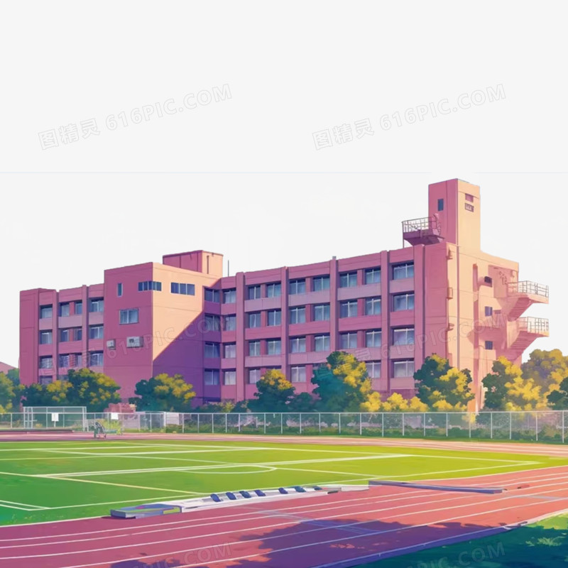卡通手绘校园免抠元素