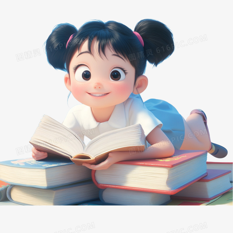 开学季学生与书包结合免抠元素