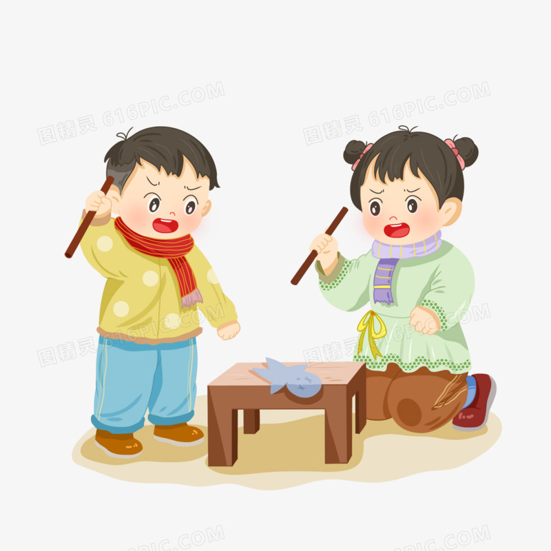 打小人免抠元素