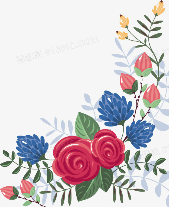 手绘花朵