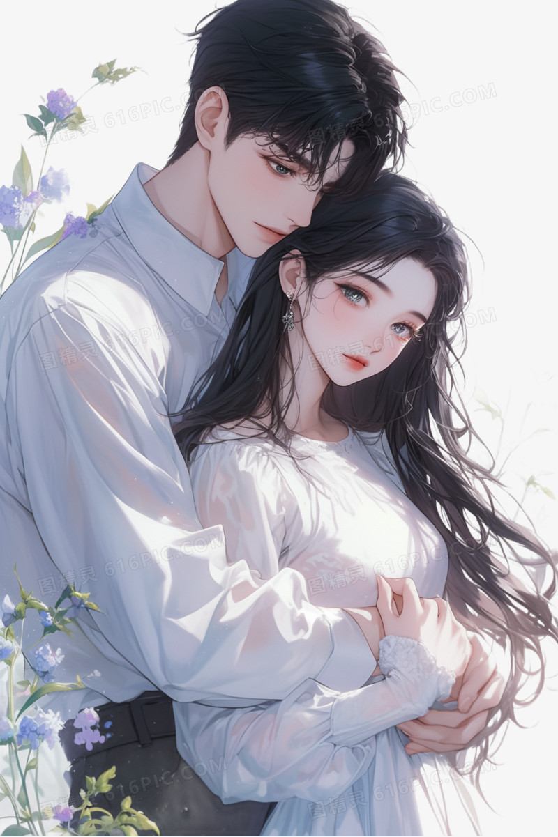 插画风格小说人物
