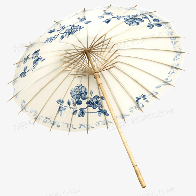 清明节油纸伞免抠元素