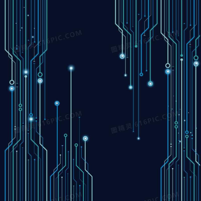科技风光效线路底纹