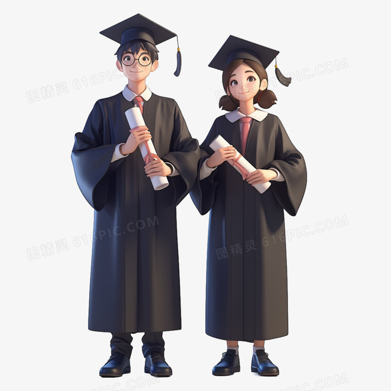 毕业高中毕业生免抠元素