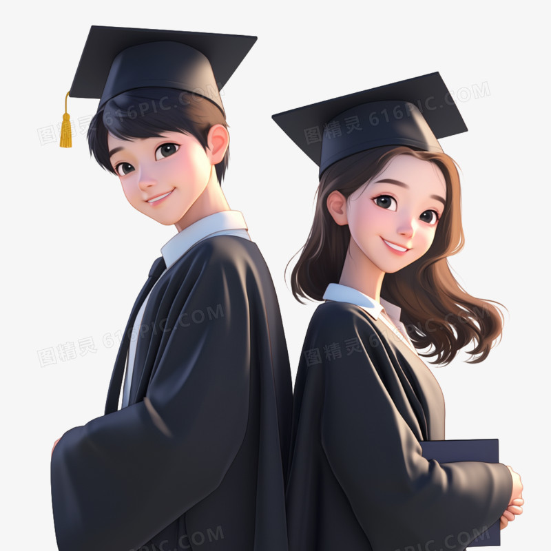 毕业高中毕业生免抠元素