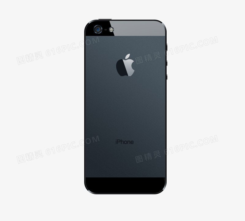 黑色iPhone 5背面