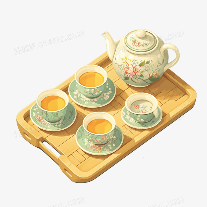 茶具用品免抠元素