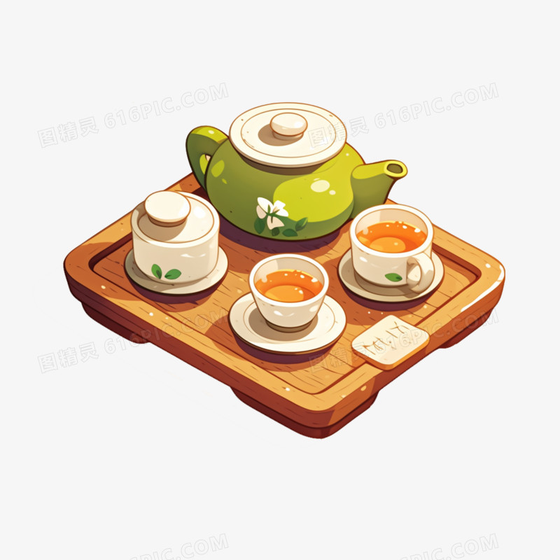 茶具用品免抠元素