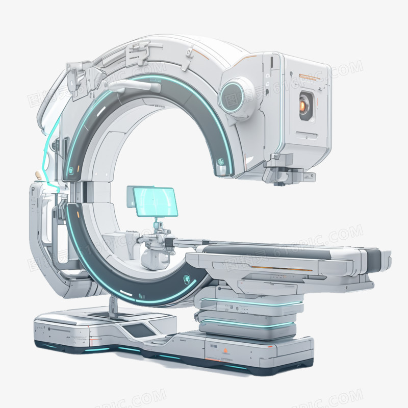 3D卡通数字减影血管造影仪免抠元素