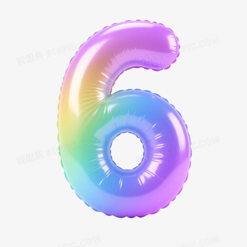 3D风格艺术字数字免抠元素