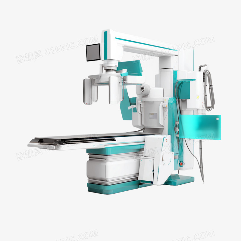 3D风医疗设备X光机免抠元素