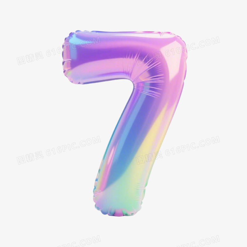 3D风格艺术字数字免抠元素