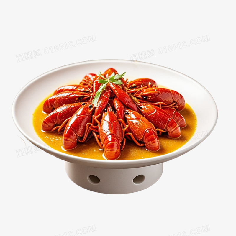 夏日美食烧烤啤酒小龙虾免抠元素