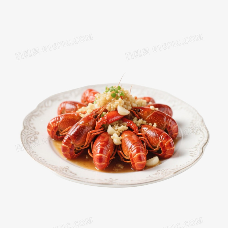 卡通插画风夏日美食烧烤啤酒小龙虾夏日美味免抠元素