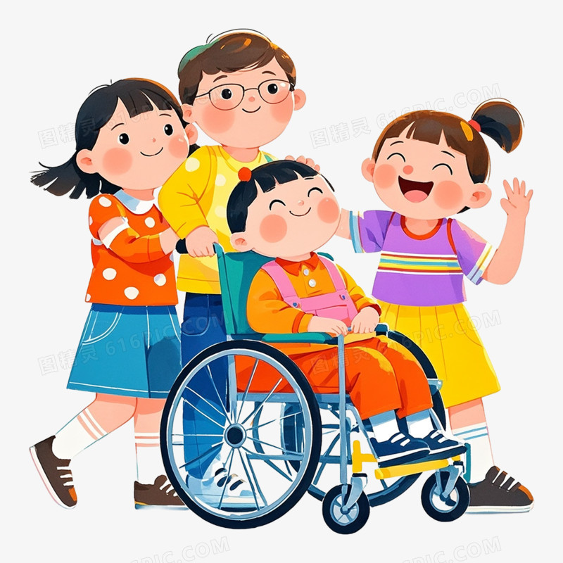 卡通插画好人好事免抠元素