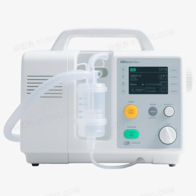 产品实物医疗器械呼吸机免抠元素
