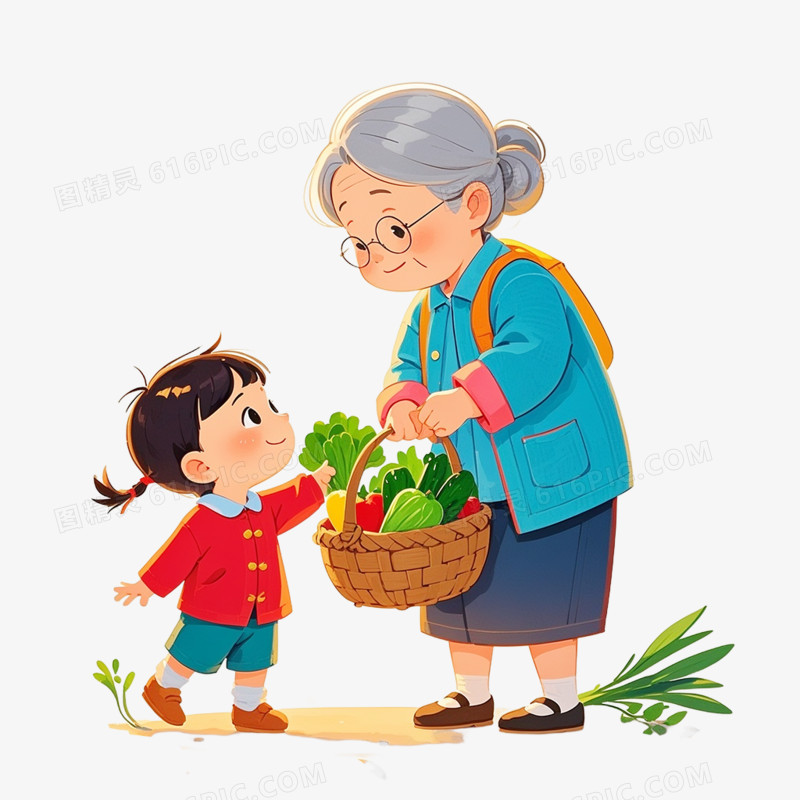 卡通插画好人好事免抠元素