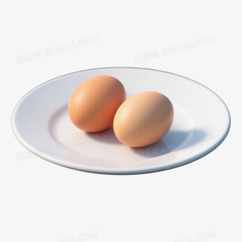 白煮蛋鸡蛋类食物免抠元素