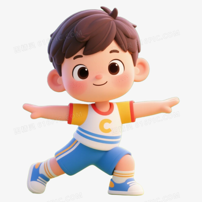 广播体操学生运动会免抠元素