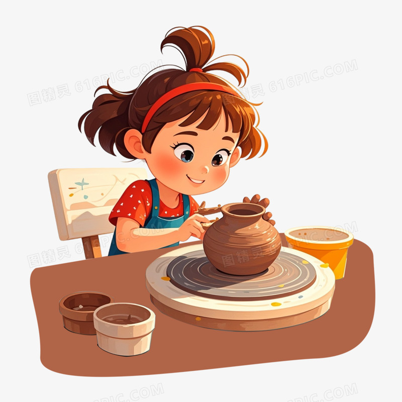 卡通手绘手工活免抠元素