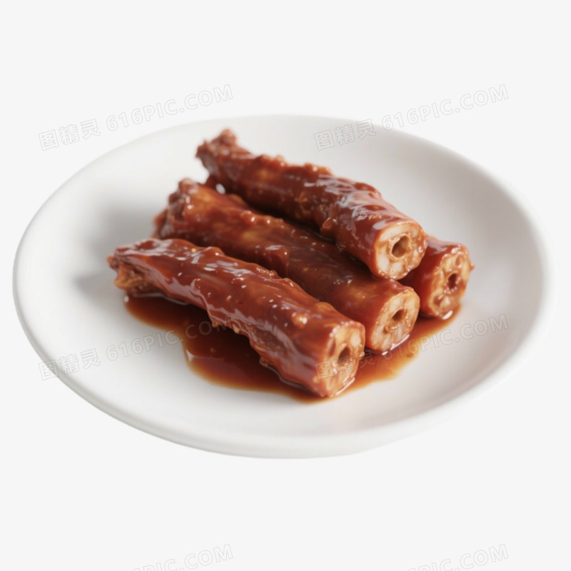 长鸭脖鸭货小吃红烧零食免抠元素
