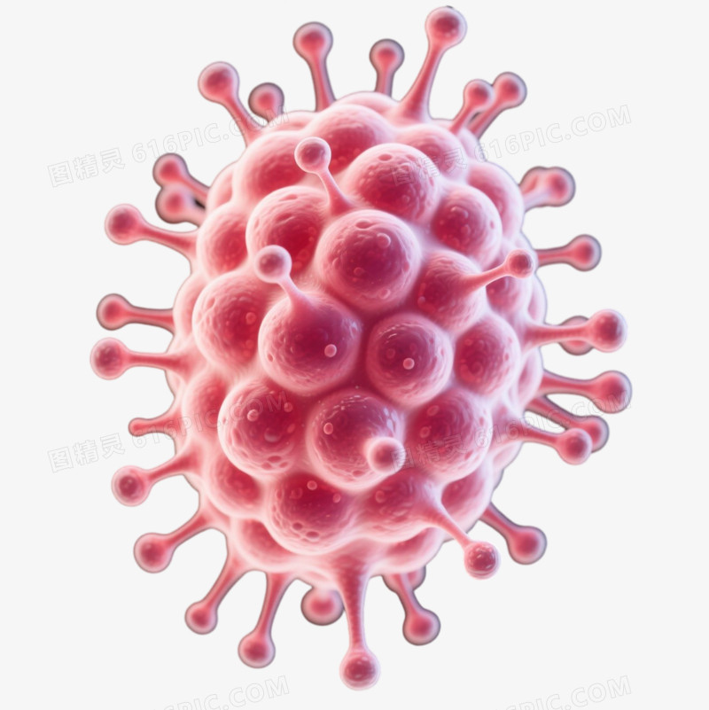 3D风格细菌微生物的免抠元素