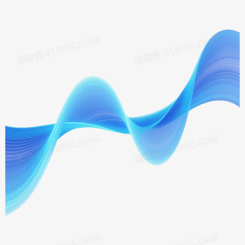 手绘科技风格不规则图形免抠元素