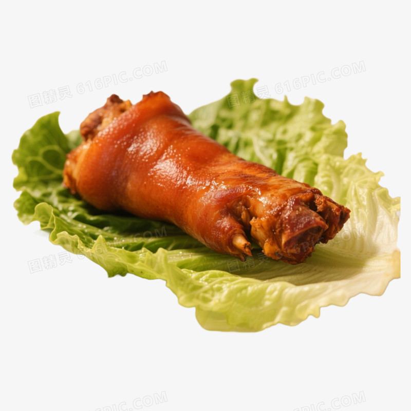 美味猪蹄免抠元素