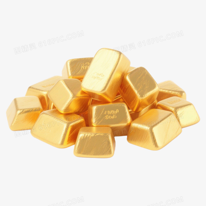 碎金黄金投资免抠元素