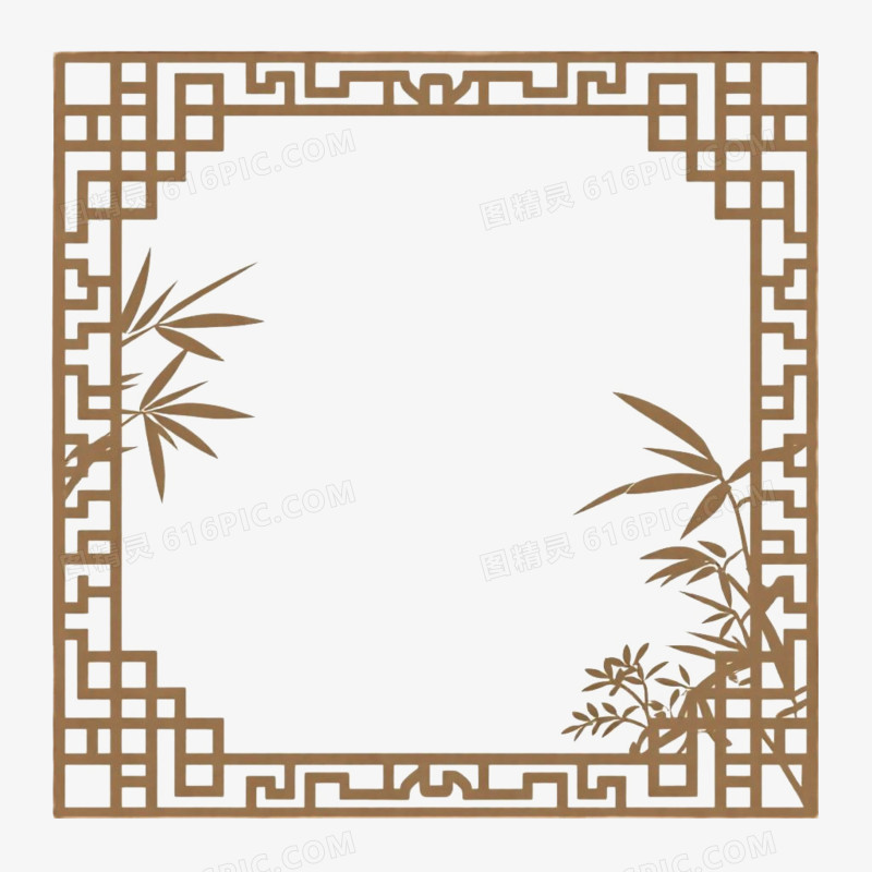 中国风边框免抠元素