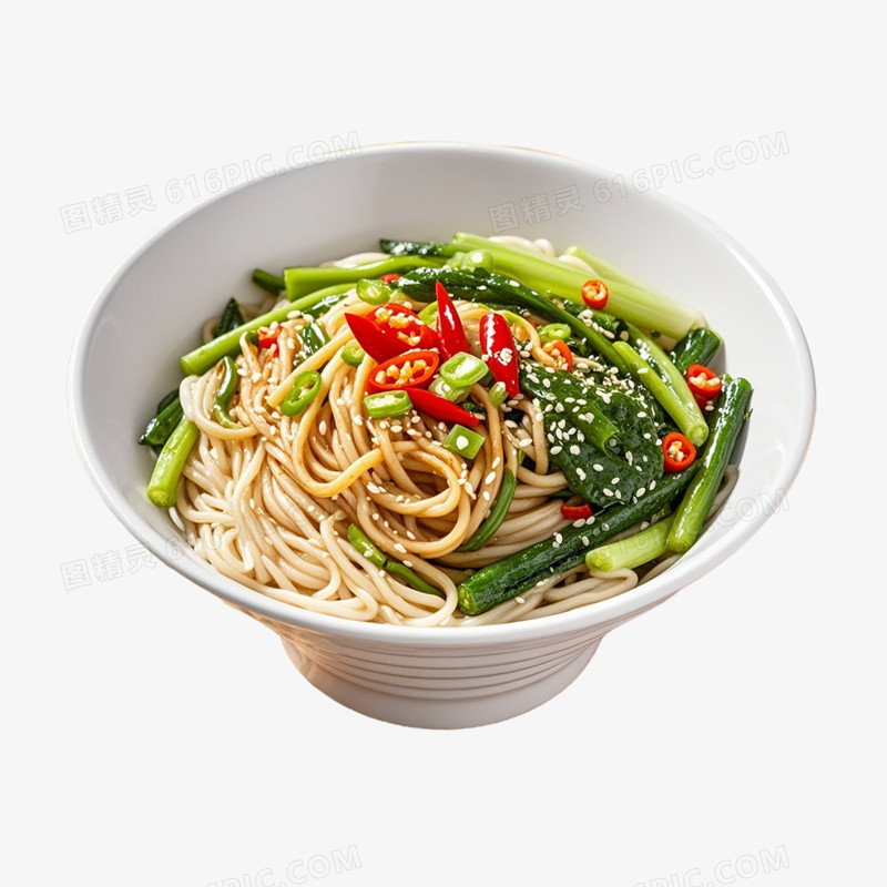 摄影青菜面食免抠元素