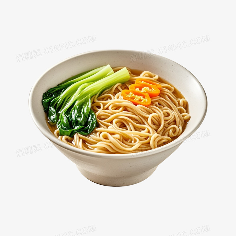 摄影青菜面食免抠元素