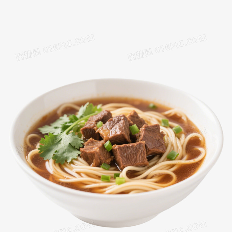 实拍面食面条免牛肉面抠元素