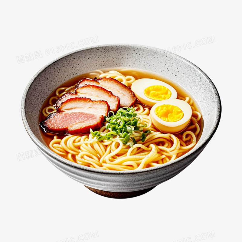 摄影风鸡蛋肉食面免抠元素