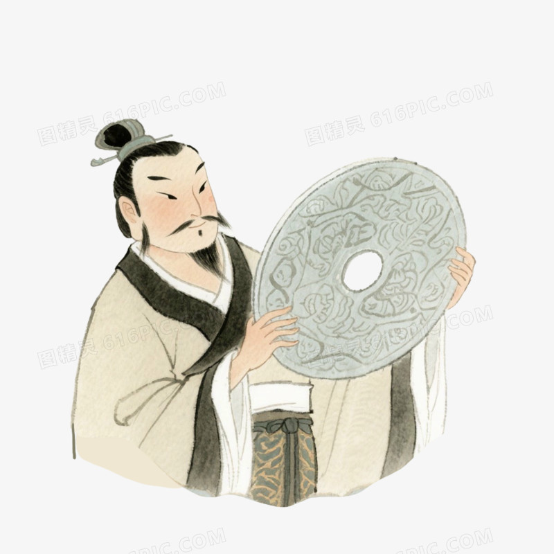 成语故事完璧归赵免抠元素