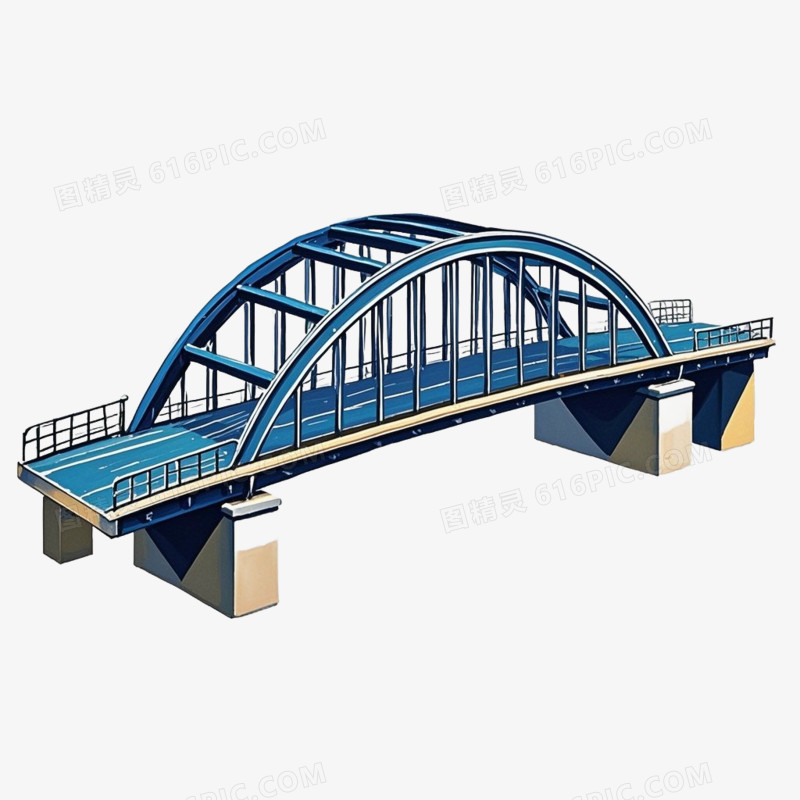 创意桥梁免抠元素