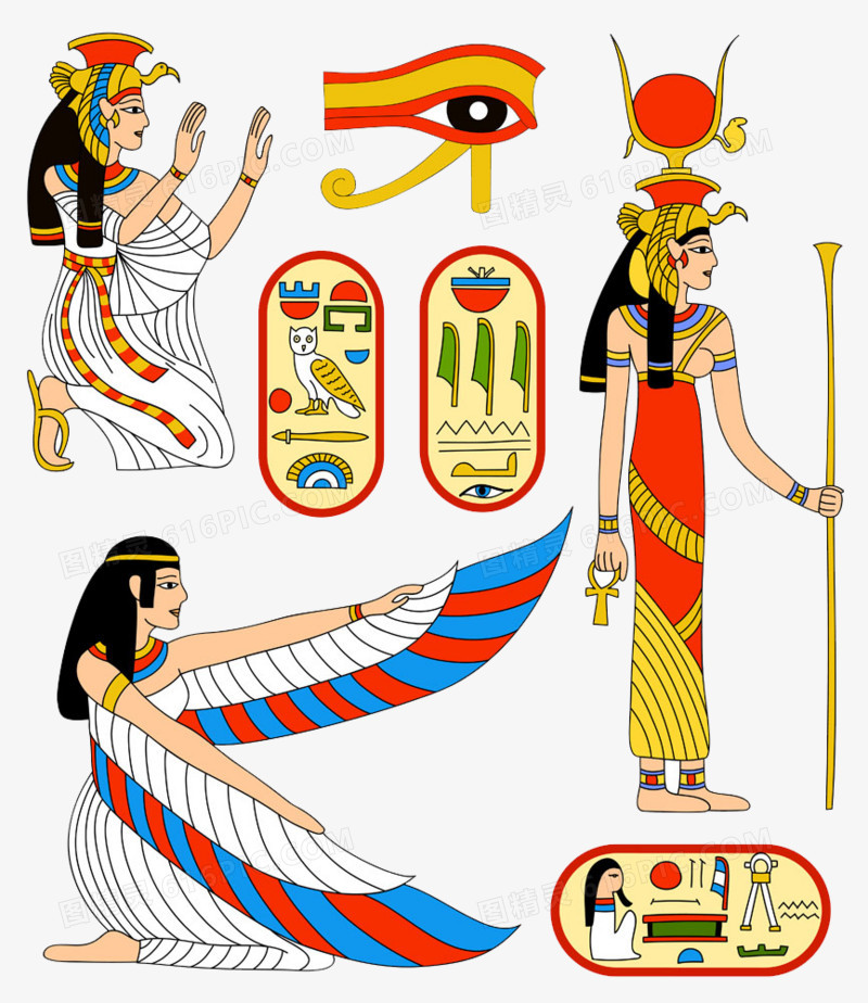 埃及人物素材
