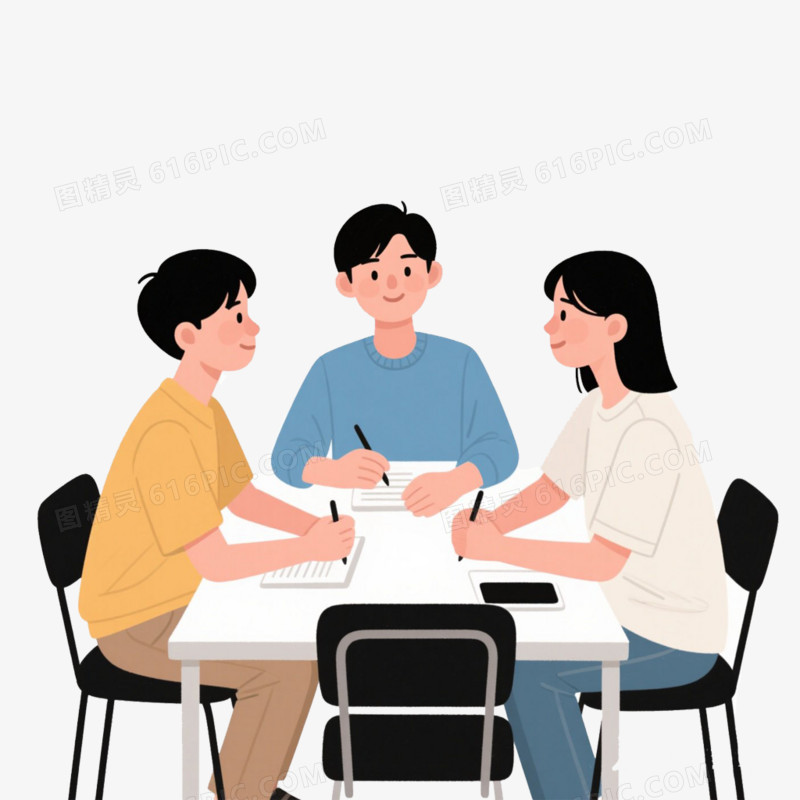 开会会议讨论免抠元素