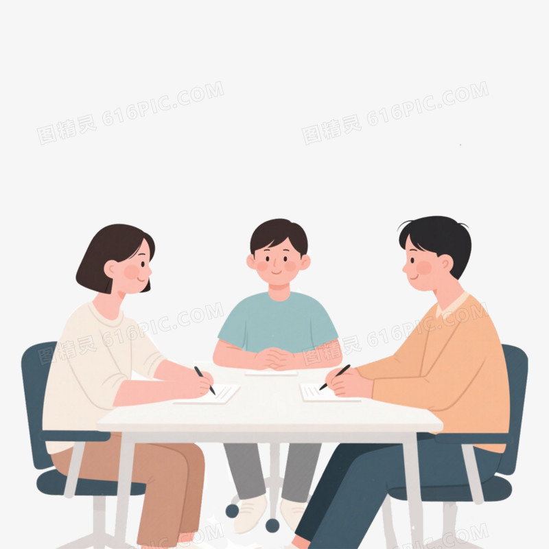 开会会议讨论免抠元素