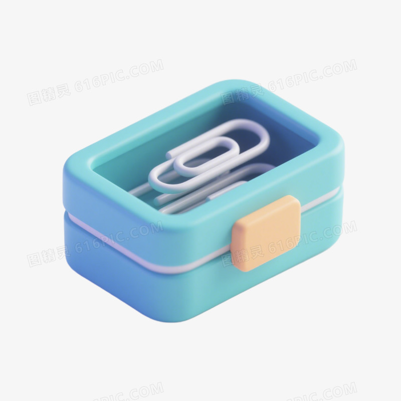 3D风格办公用品免抠元素