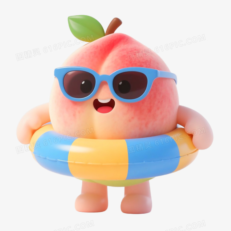 夏天3D水果免抠元素