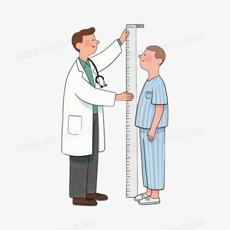 体检预检医疗检查健康体检免抠元素