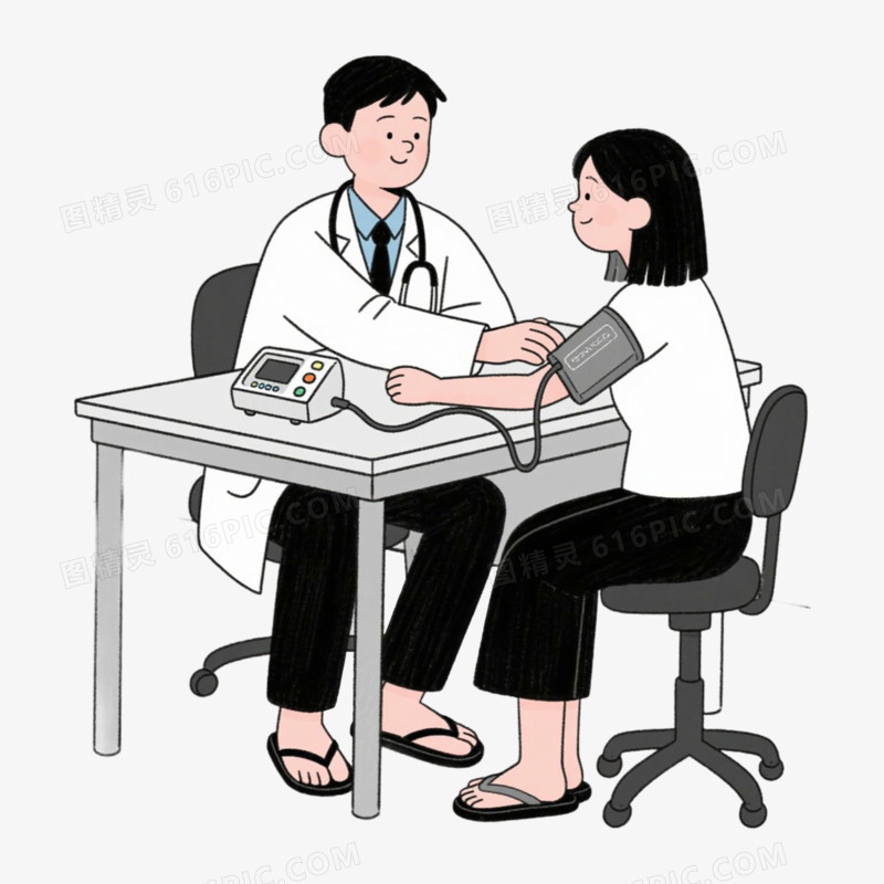 门诊检查医疗健康体检免抠元素