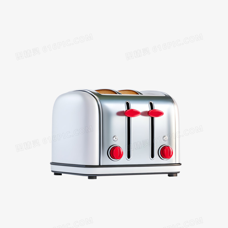 实拍家居用品电器吐司机免抠元素